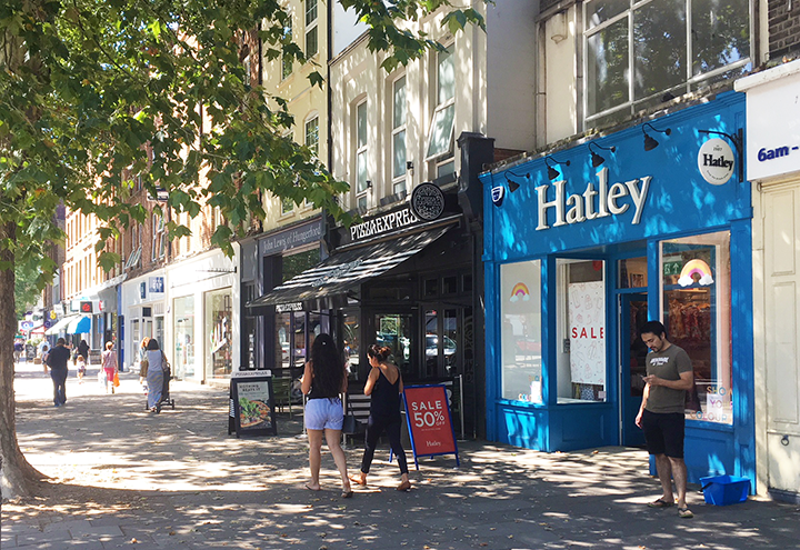 bustling Chiswick High Road within walking distance